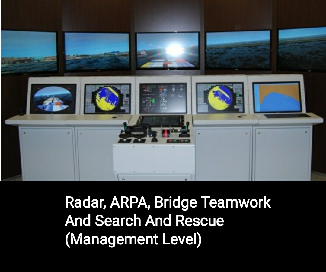 Radar, ARPA, Bridge Teamwork And Search And Rescue (Management Level)